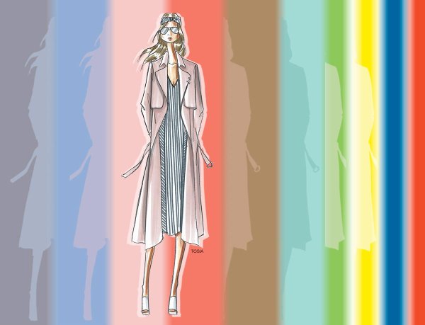 Эскиз повседневной одежды