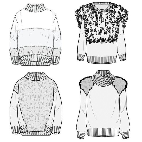 Эскиз свитера
