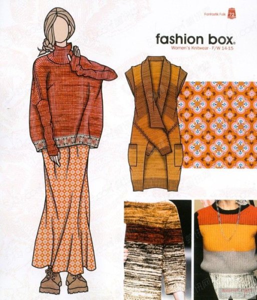 Эскизы одежды из трикотажа