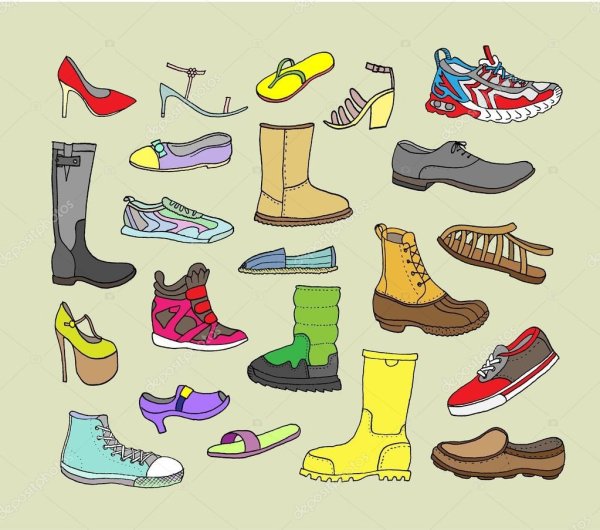 Одежда и обувь мультяшная