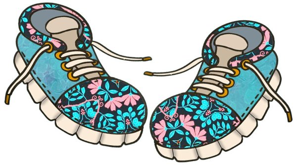 Мультяшные ботинки