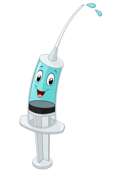 Шприц мультяшный