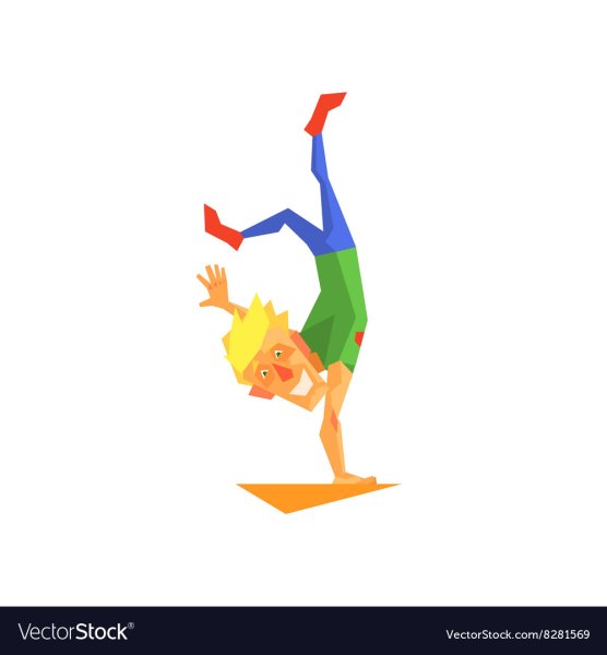 Цирк акробат вектор