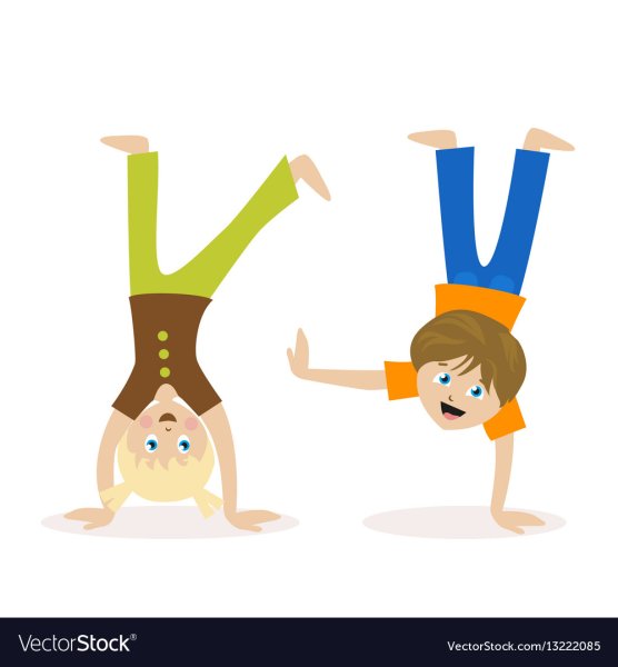 Человечек вверх ногами