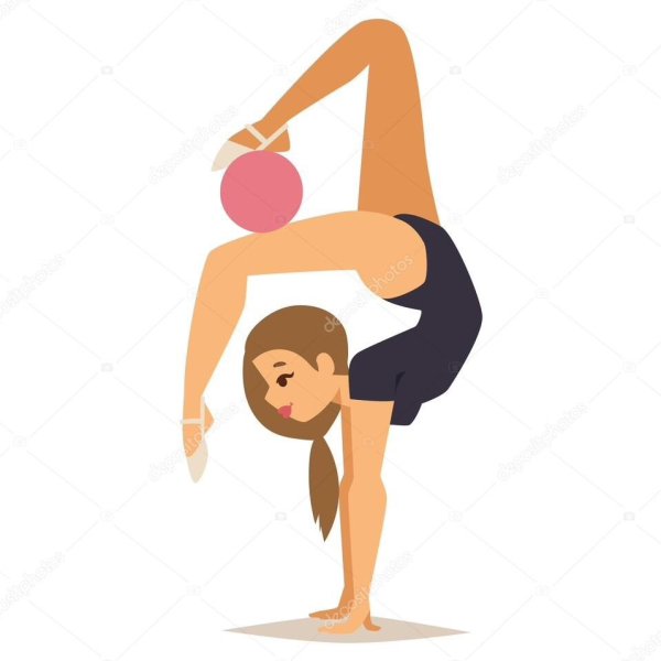 Гимнастка мультяшка