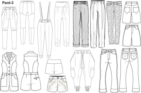 Эскиз штанов