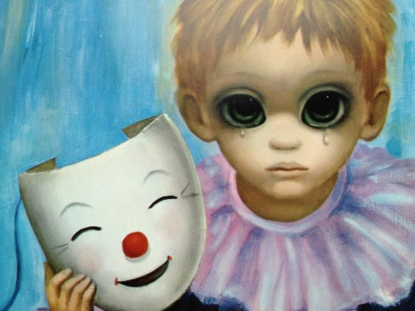 Большие глаза картины Маргарет Кин