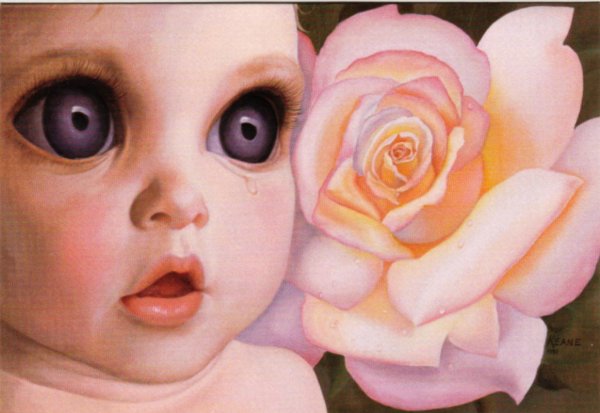 Большие глаза картины Маргарет