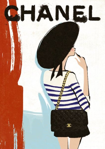 Плакат мода Шанель