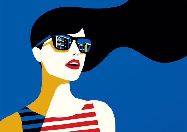 Французская художница Malika Favre