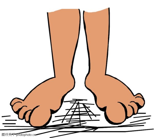 Нога мультяшная