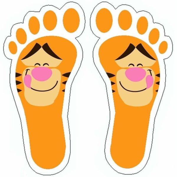 Нога в носке вектор