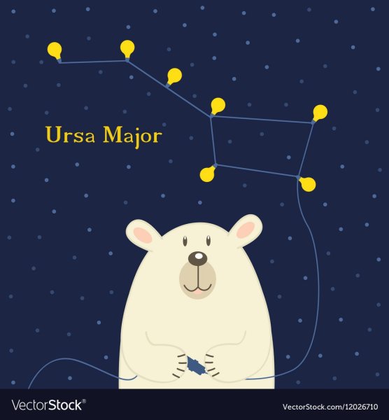 Сказочное объяснение большой медведицы