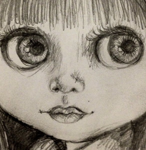 Девочка с большими глазами
