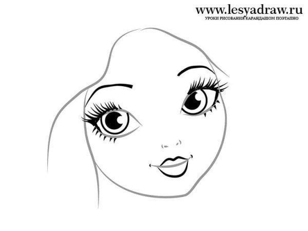 Срисовки для девочек