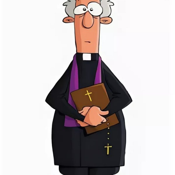 Батюшка мультяшный