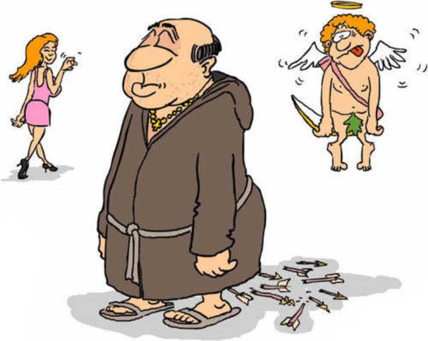 Карикатуры на монахов