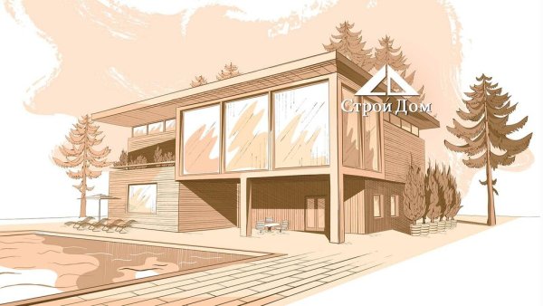 Панорамные окна эскиз