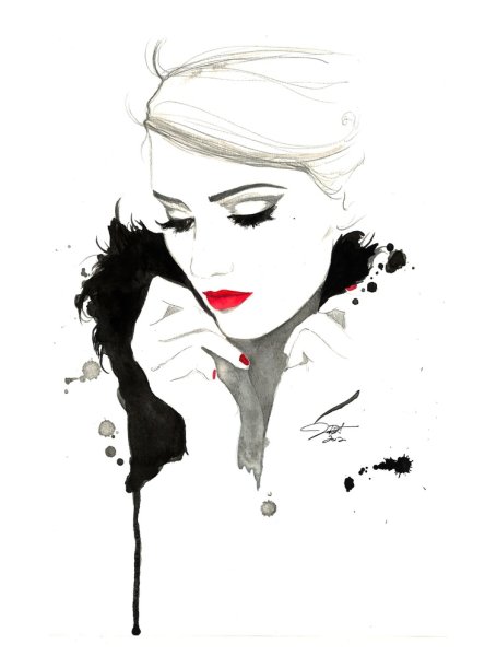 Графический образ девушки