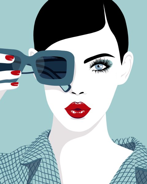 Трендовые иллюстрации векторные