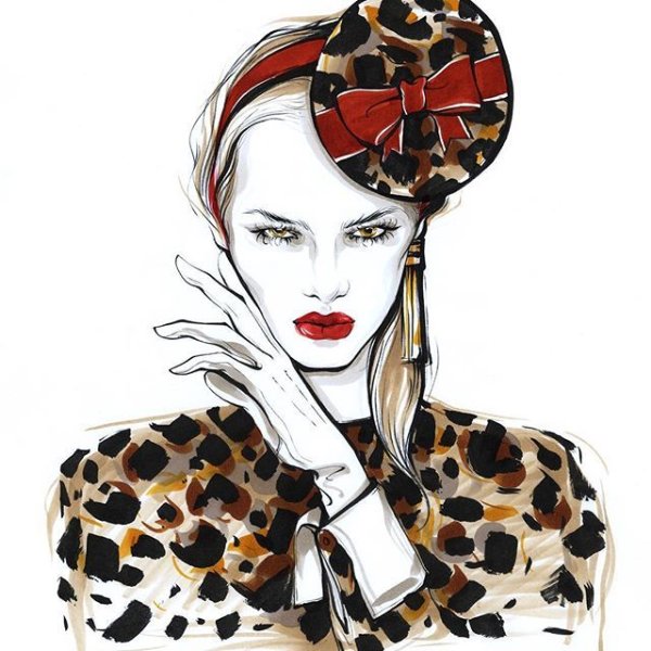 Фэшн иллюстратор Алена лавдовская