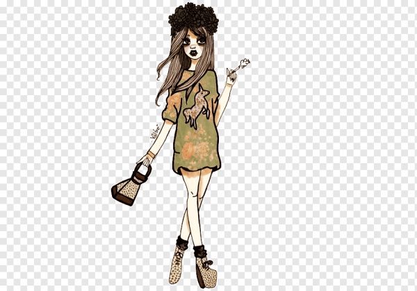 Кукла рисунок Минимализм