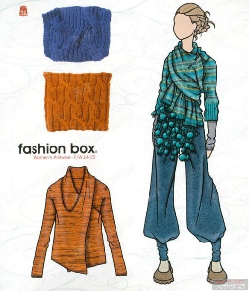 Рисуем трикотаж Fashion