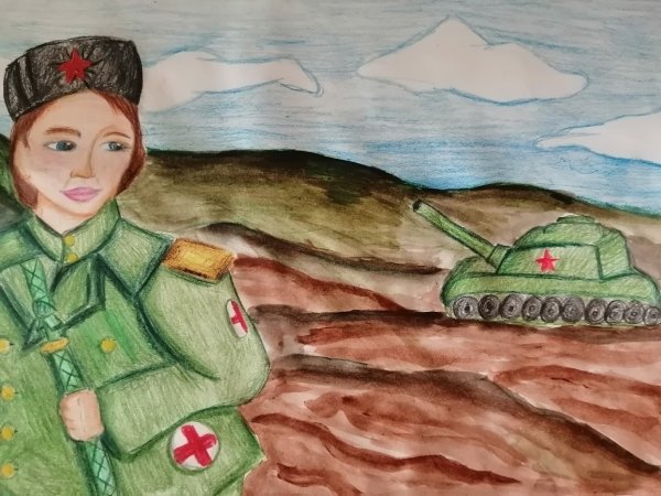 Мои герои большой войны рисунки