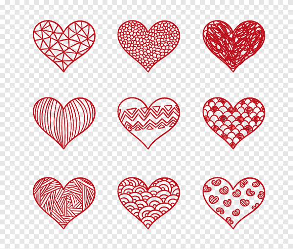 Сердечки для рисования