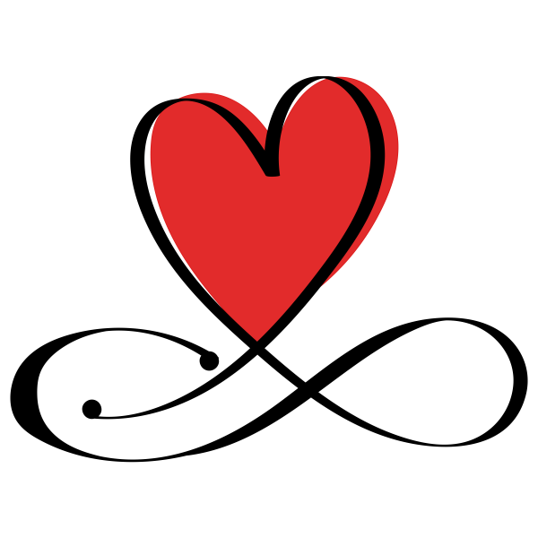 Сердечко линией