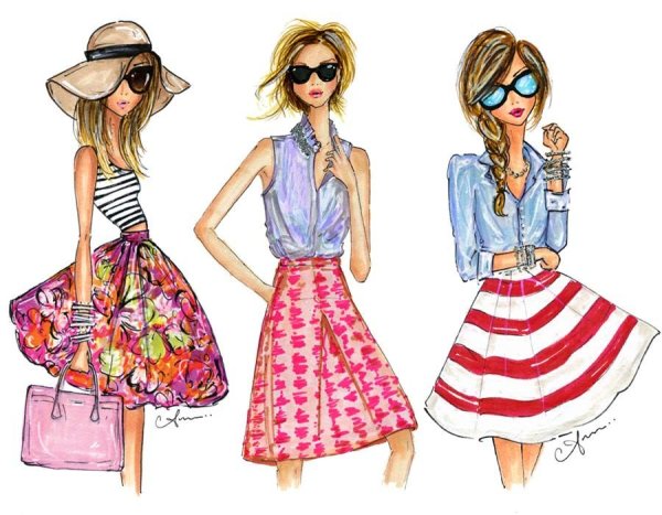 Модные маленькие рисунки