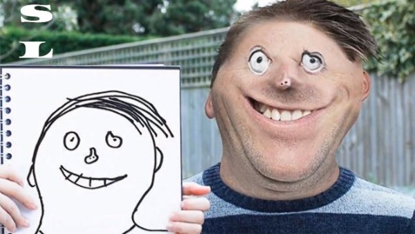 Смешные детские рисунки в реальности