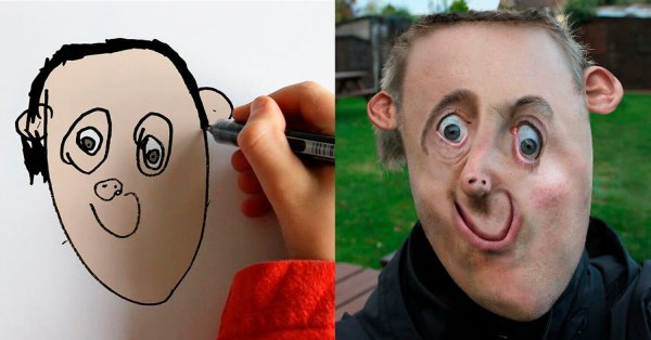 Смешные рисунки детей в реальности