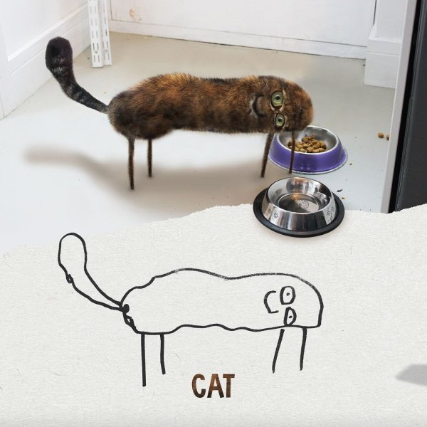 Упоротые детские рисунки в реальности