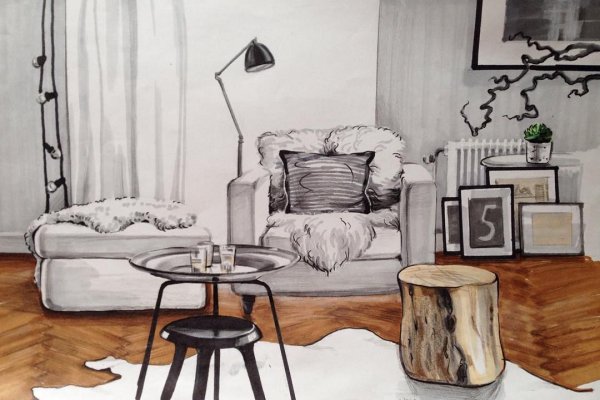 Зарисовки интерьера