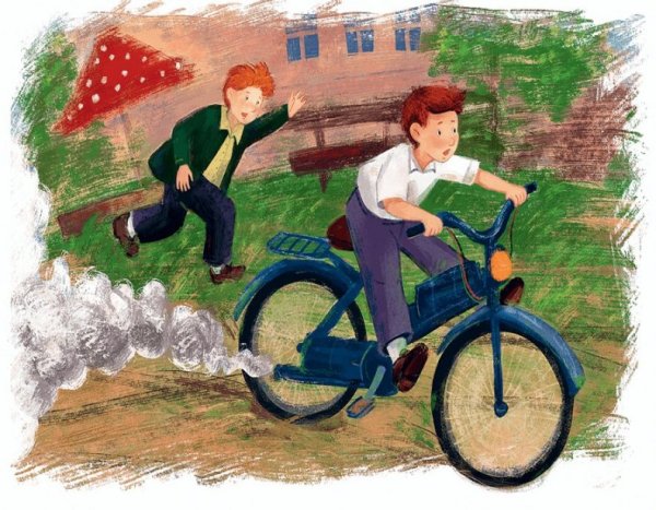 Виктор Драгунский мотогонки по отвесной стене