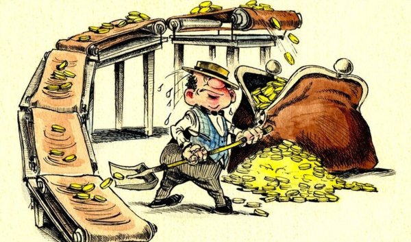 Карикатуры на тему денег