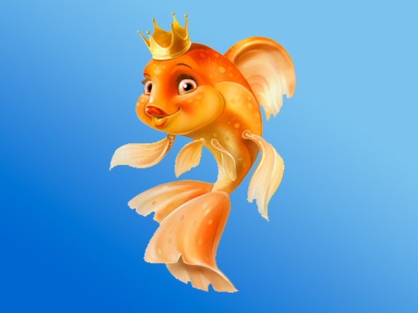 Золотая рыбка Сказочная