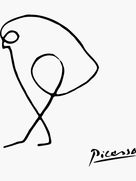 Пикассо одной линией