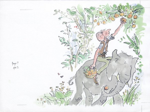 Большой и добрый великан Постер