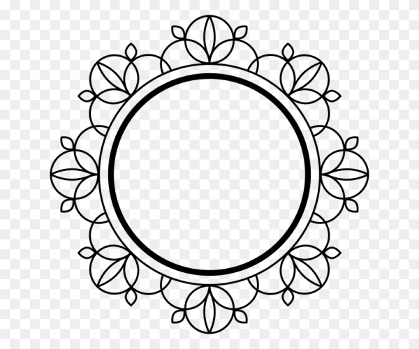 Круглая рамка