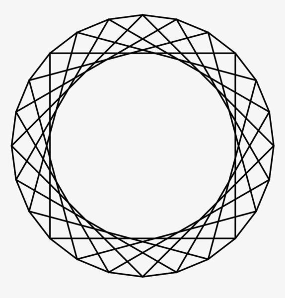 Круглые геометрические узоры