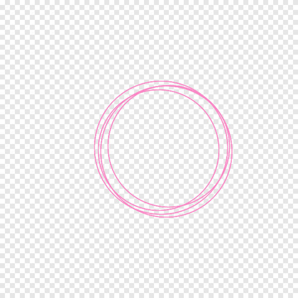 Розовый круг на прозрачном фоне