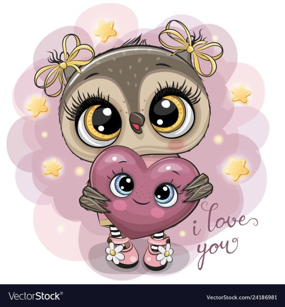 Совушка с сердечком