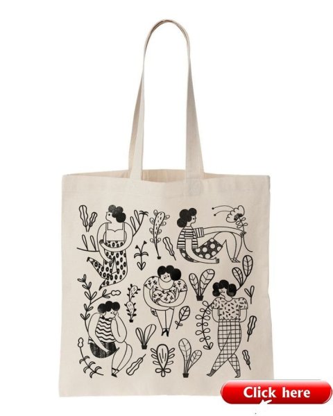 Сумка шоппер с вышивкой