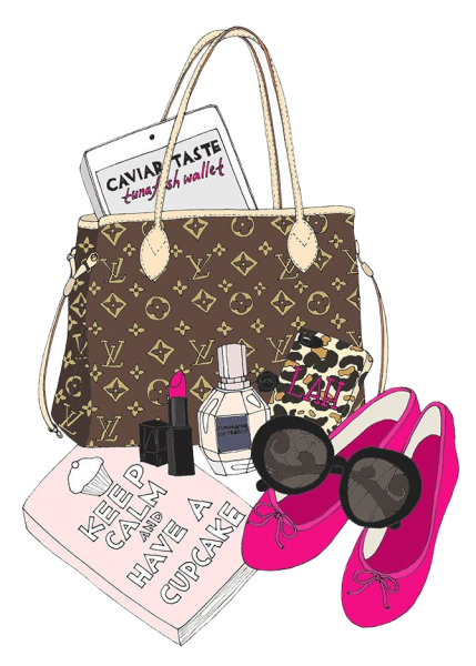 Иллюстрация женские аксессуары