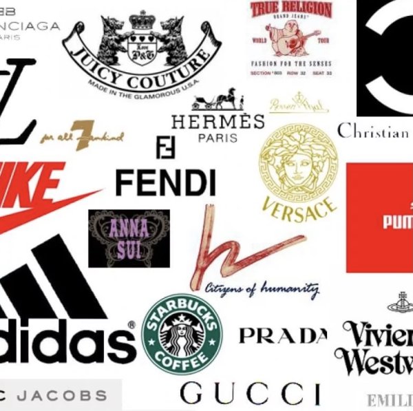 Логотипы известных брендов одежды