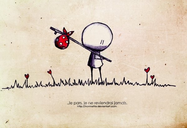 Человечек нарисованный карандашом