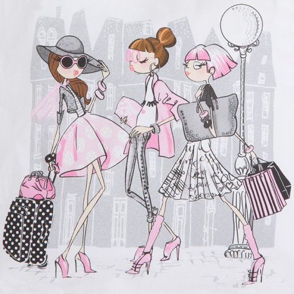 Картина модница