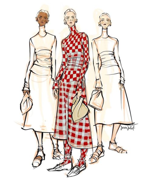 Коллекция одежды эскизы